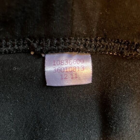 Victoria's Secret Fold Over Yoga Pants Love Pink 7/8 Leggings M Y2K Athleisure - Picture 6 of 6